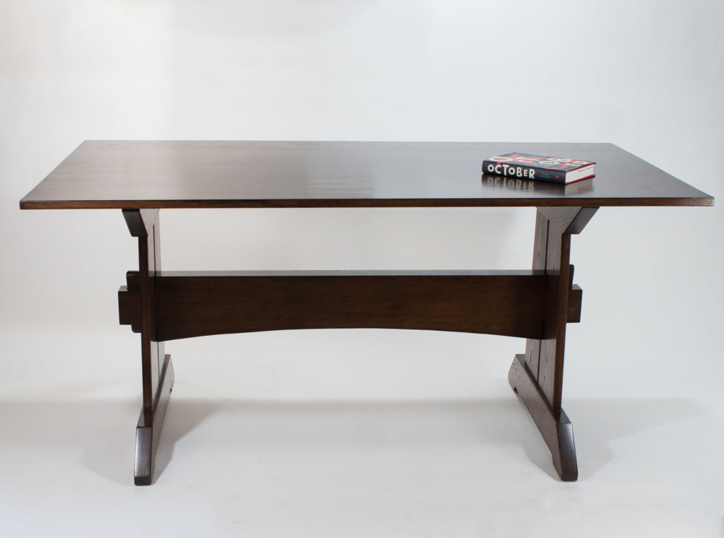 Trestle Table, Dark Oak